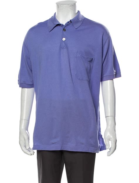 purple hermes basic polo shirt|Hermes ready to wear men's.